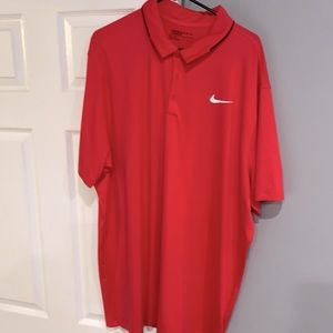 Nike Golf Men’s XXL Dri Fit Dry UV Polo Red